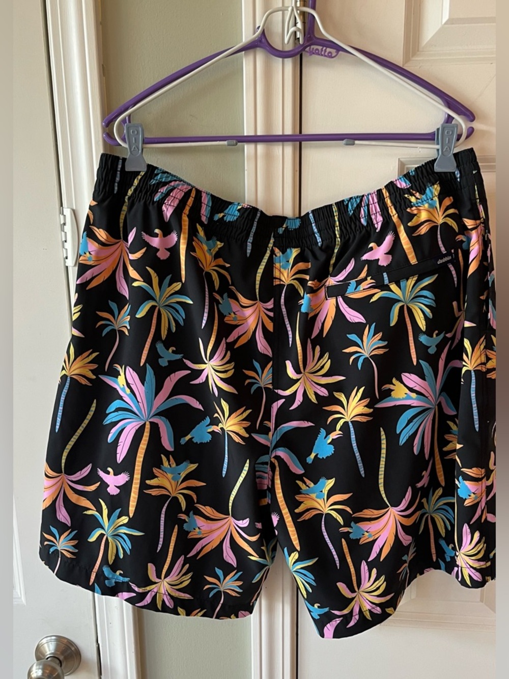 Men’s Chubbies Lined Swim Trunks Tropical print- size XXL - Picture 3 of 7
